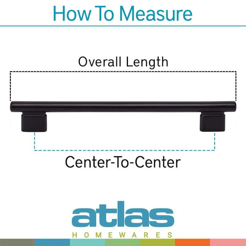 Atlas Homewares A517 Holloway 12" Center to Center Bar Cabinet Pull