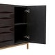 preview thumbnail 27 of 39, Contemporary Dark Brown Geometric Designed Wood Cabinet and Dresser Collection