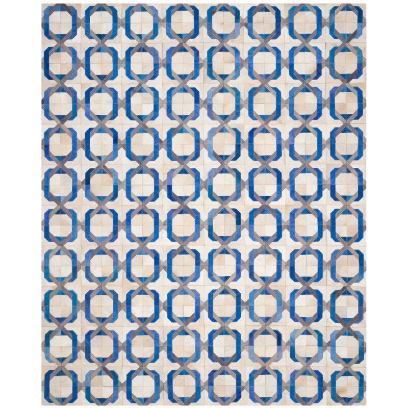 SAFAVIEH Handmade Studio Leather Annique Modern Leather Rug
