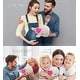 preview thumbnail 3 of 3, DolliBu Mothers Day Super Soft Plush White Whale Large with Pink Heart - 13 inches