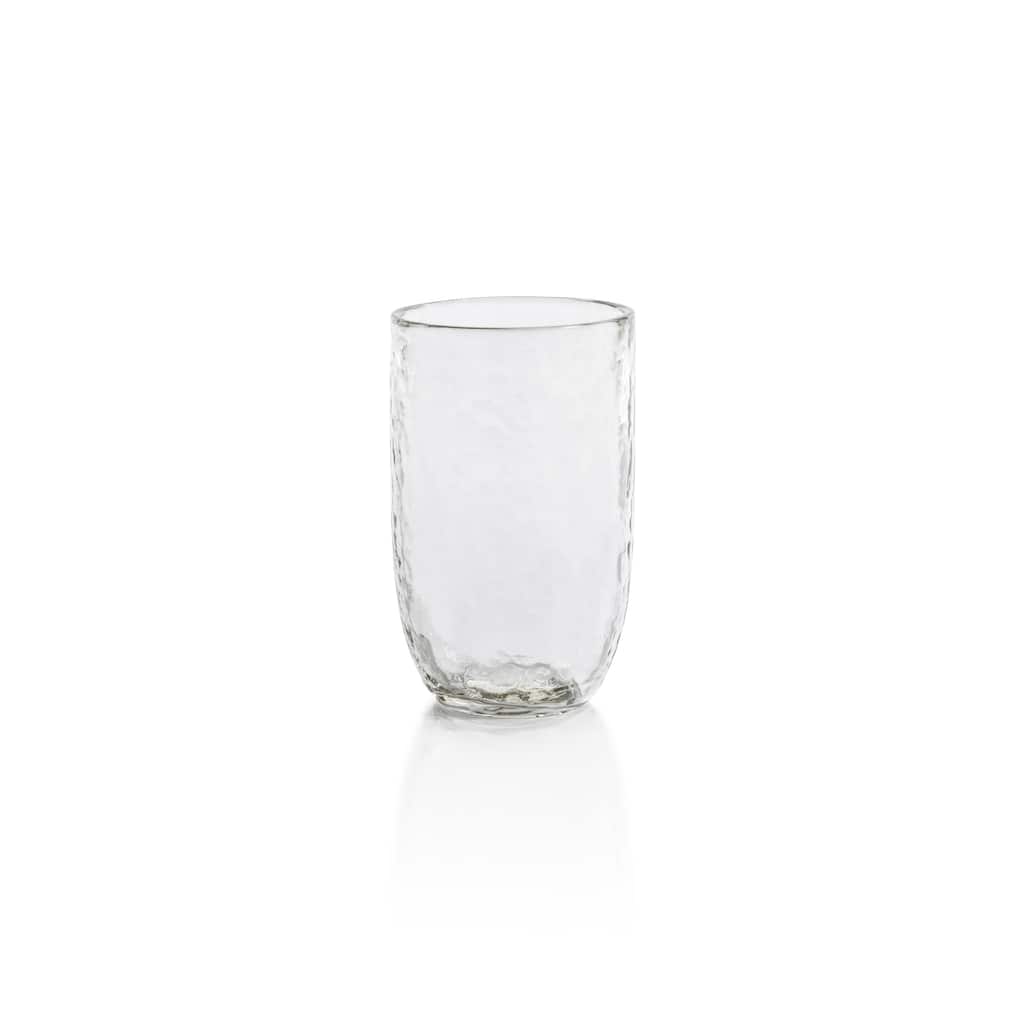 Pimlico Hammered Highball Glasses, Set of 4 - 3" x 5.25"