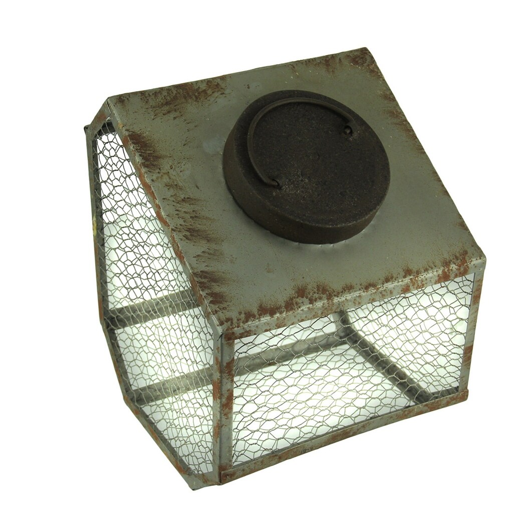 Shop Vintage Look Metal Chicken Wire Mesh Dry Storage Container