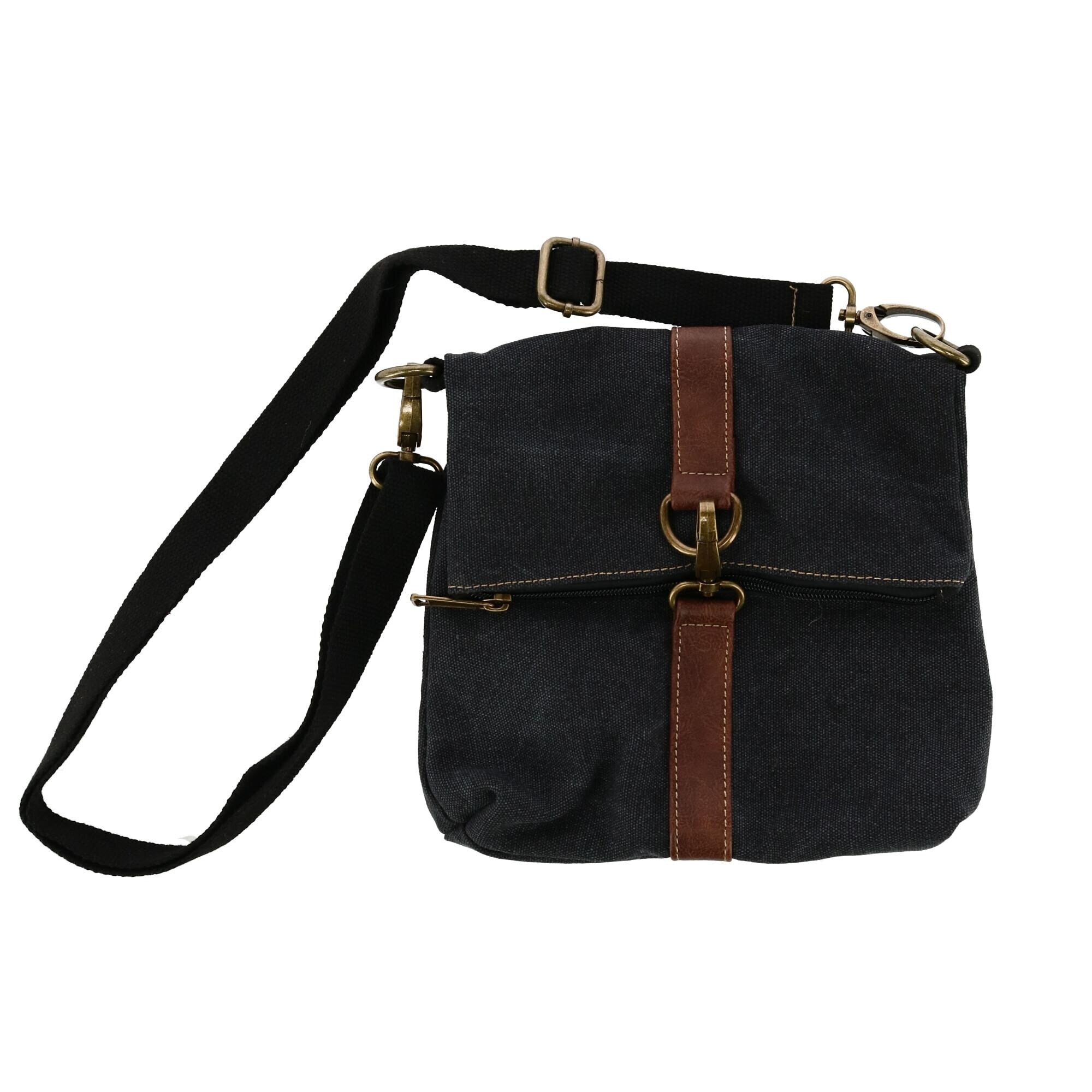 Cargoit Women S Canvas Flap Over Crossbody Bag One Size