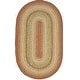 preview thumbnail 17 of 32, SAFAVIEH Handmade Braided Jemima Country Rug 3' x 5' Oval - Rust/Multi - Oval