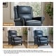 preview thumbnail 19 of 80, Manual Glider Pushback Recliner Chairs with Nailhead Trim