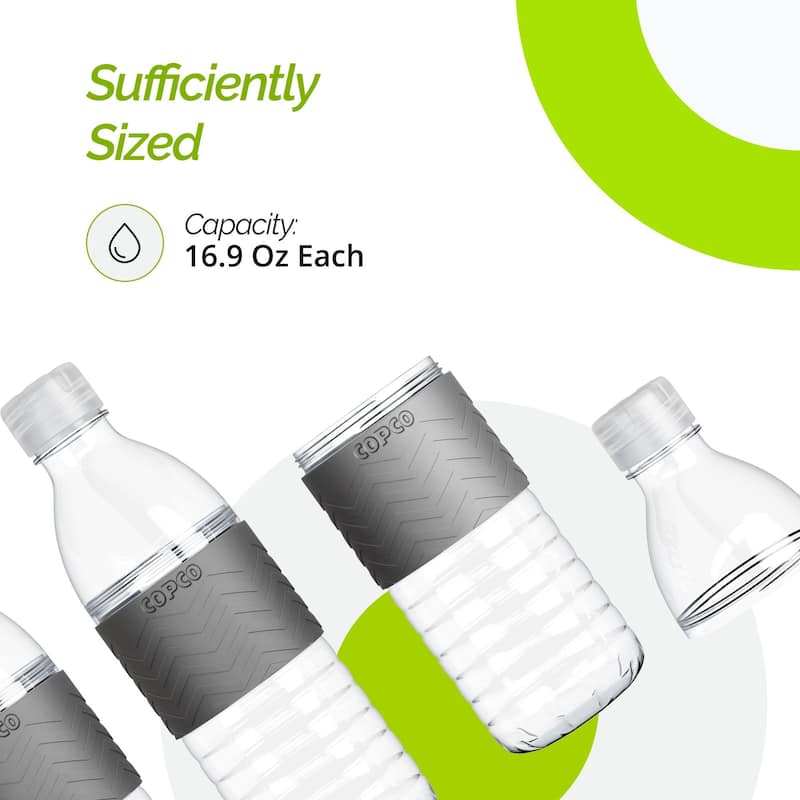Copco 3 Pack Hydra Tritan Water Bottles - 16.9 oz
