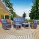 Option Blue-Brown Rattan