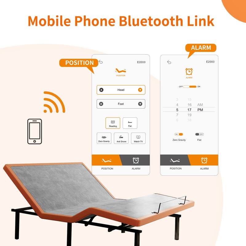 ESHINE Adjustable Bed Frame