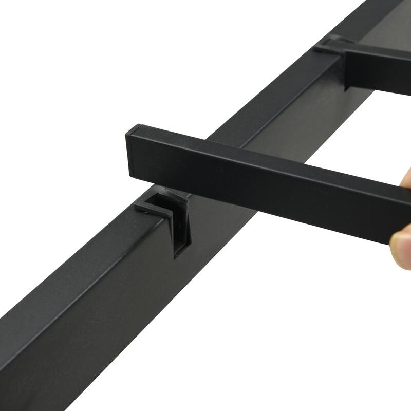 King Bed Frame with LED Lights, Upholstered Headboard, 2 Drawers, USB Charging, No Box Spring Needed, Grey