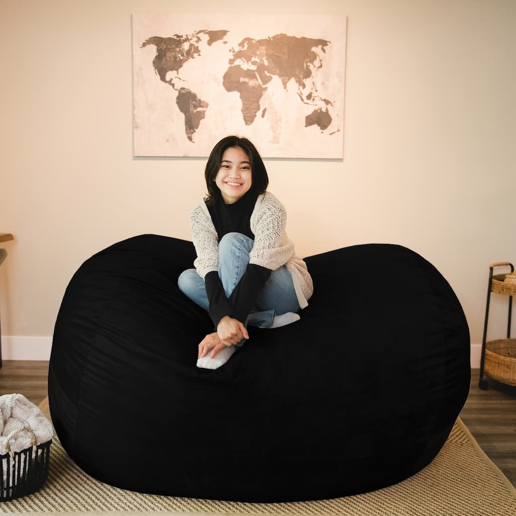 Big Joe XL Fuf Bean Bag Chair (Removable Cover)