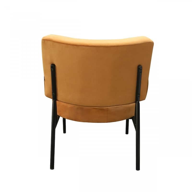 28-inch Upholstered Barrel Chair with Comfortable Cushioned Seat - 28.3” x 23.6” x 32.3”