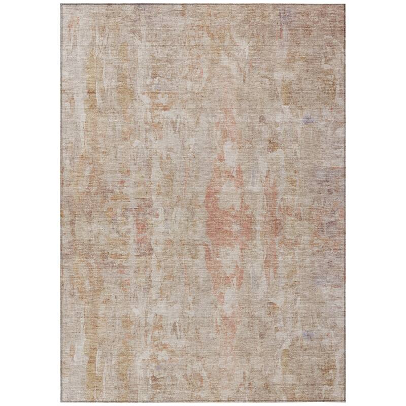 Machine Washable Indoor/ Outdoor Muted Ombre Chantille Rug