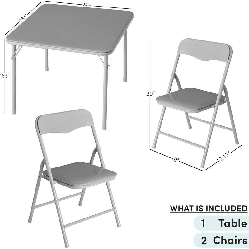 Heritage Kids 3 Piece Activity Table and Chair Set