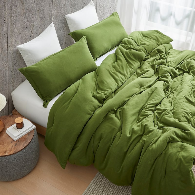 My Favorite Sweatshirt - Coma Inducer® Oversized Comforter Set - Cedar Green