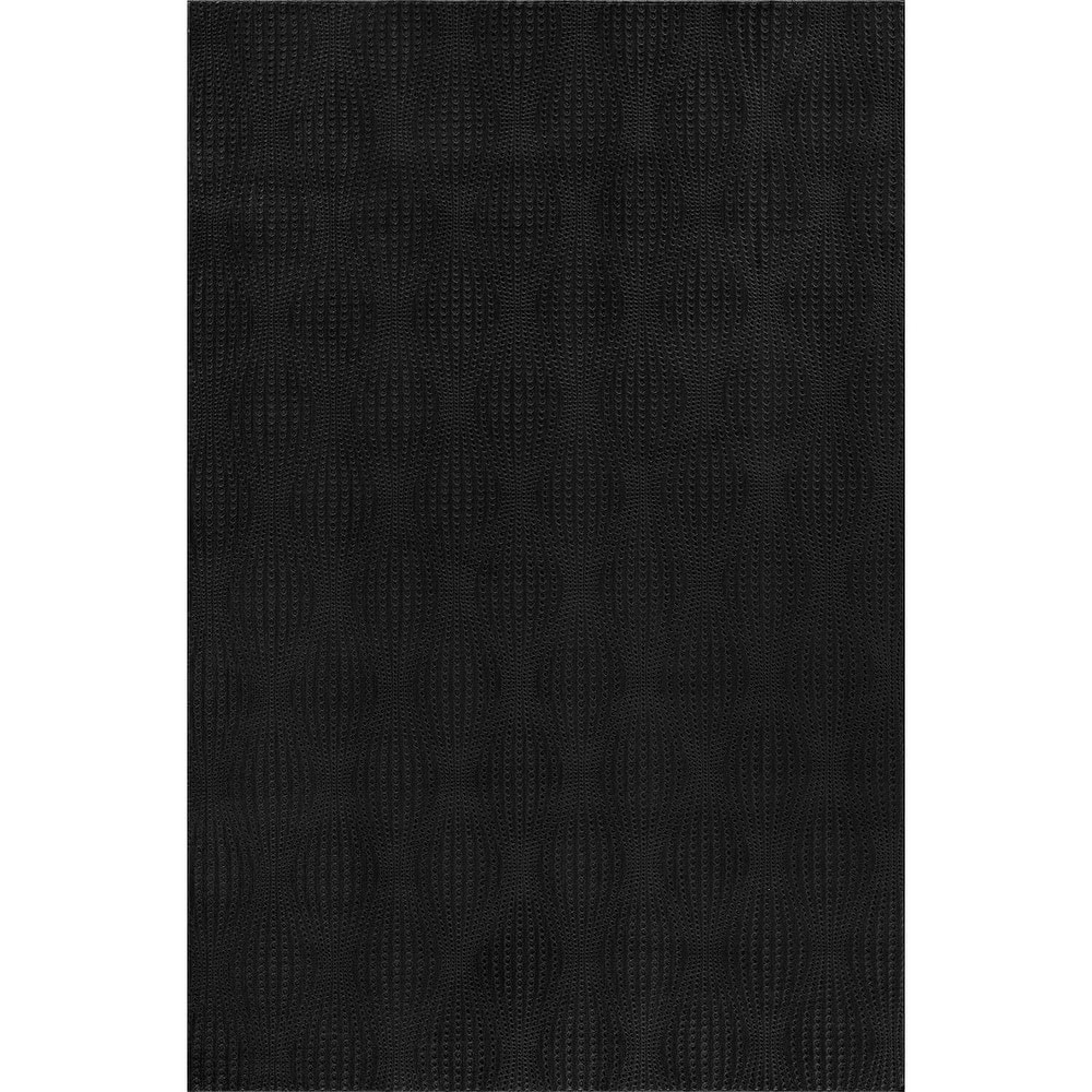 Beverly Rug Serenity Solid Modern Non Slip Soft Indoor Area Rug