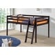 preview thumbnail 8 of 6, Roxy Solid Wood Twin Junior Loft Bed Espresso