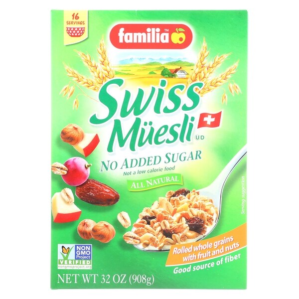 Familia Swiss Müesli - Sugar Free - Case of 6 - 32 oz.