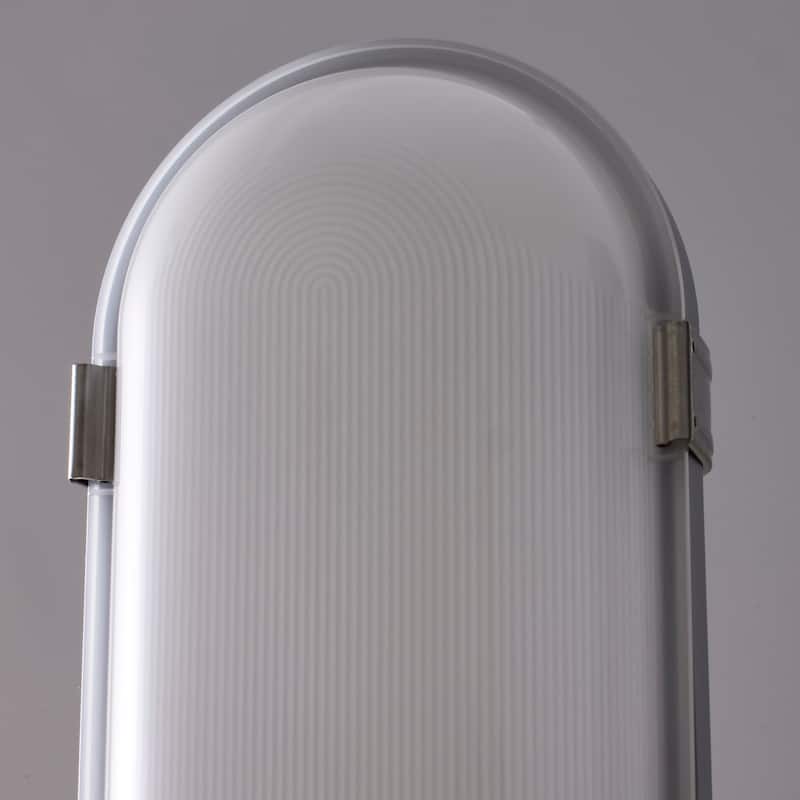 40/50/60W LED 4 Foot Vapor Proof Emergency Battery Integrated Microwave Sensor 3K/4K/5K - Gray