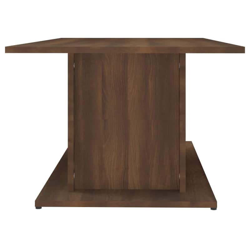 vidaXL Coffee Table Accent End Side Sofa Table for Living Room Engineered Wood - 40.2" x 21.9" x 15.7"