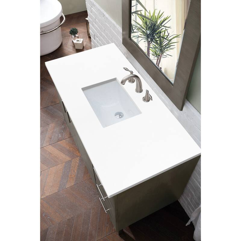 James Martin Vanities 850-V48-3WZ Metropolitan 48" Free Standing