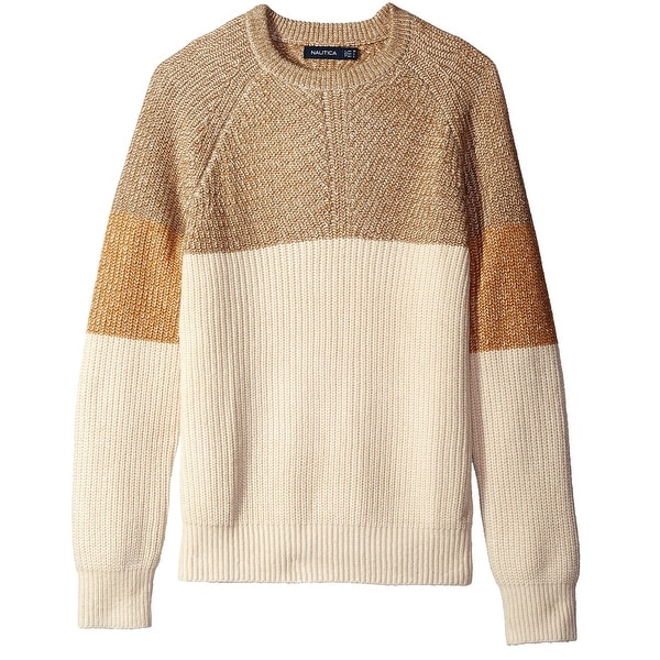 Nautica Mens Colorblock Turtleneck Sweater
