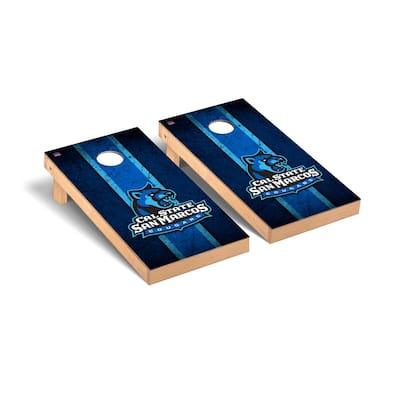 Cal State San Marcos Cougars Vintage Cornhole Board Set