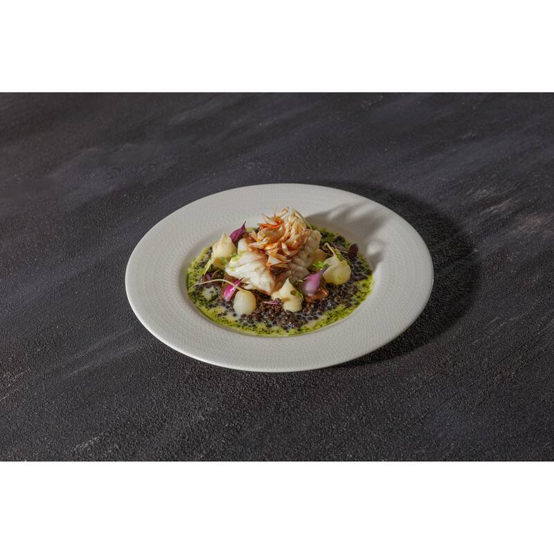 Fortessa Ornament Bone China, 10.75" Dinner Plate (Set of 4)