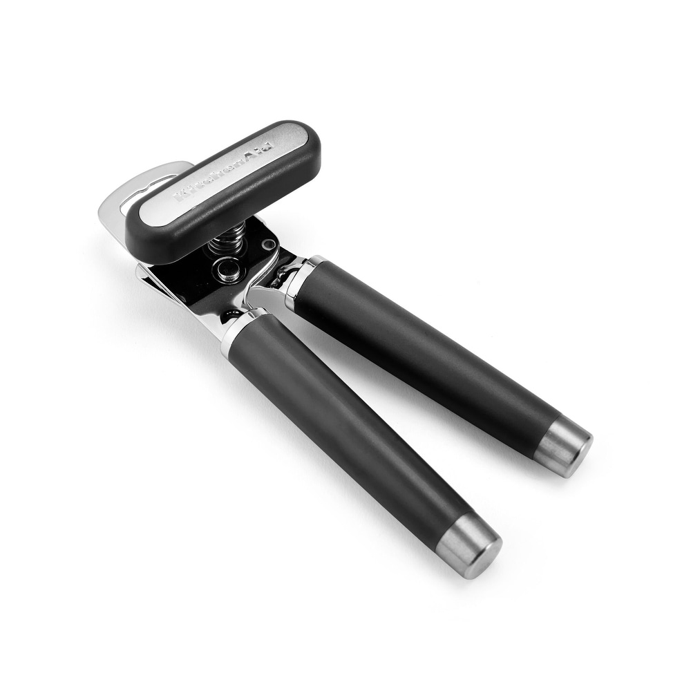 Swing-A-Way Can Opener Compact Manual Steel Black Cushion Grip Kitchen  Gadget