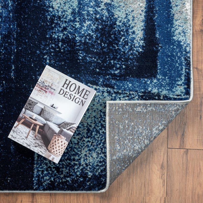 Luxe Weavers Modern Abstract Stain Resistant Area Rug