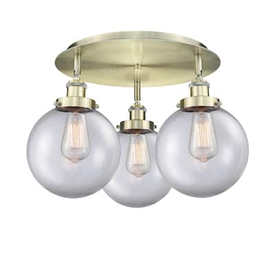 Innovations Lighting Canton - 3 Light 20" Flush Mount