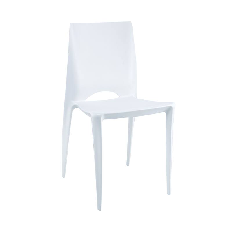 Porthos Home Garin Stackable Dining Chairs Set Of 4, Overall Plastic