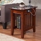 preview thumbnail 10 of 14, AFI Mission Chair Side Table with Charging Station