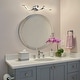 preview thumbnail 39 of 47, Modern Spiral Design LED Bathroom Vanity Light Dimmable Wall Light