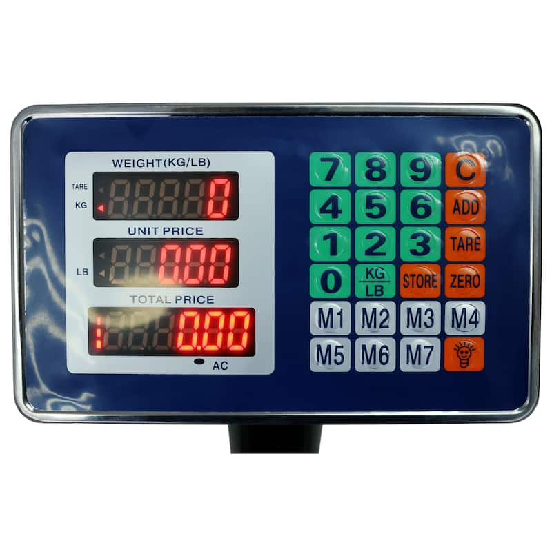 Anmytek Heavy Duty Platform Scale Industrial Commercial Warehouse Shipping Weighing