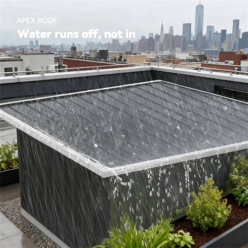 Garden Outdoor Storage Shed 9' x 4' Tool House with Double Lockable Doors