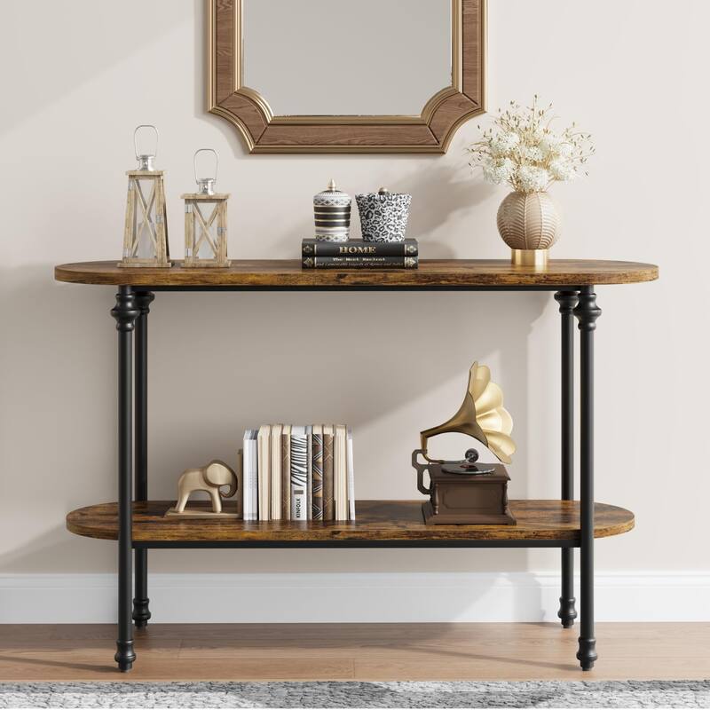 Farmhouse Entryway Table for Living Room, Hallway