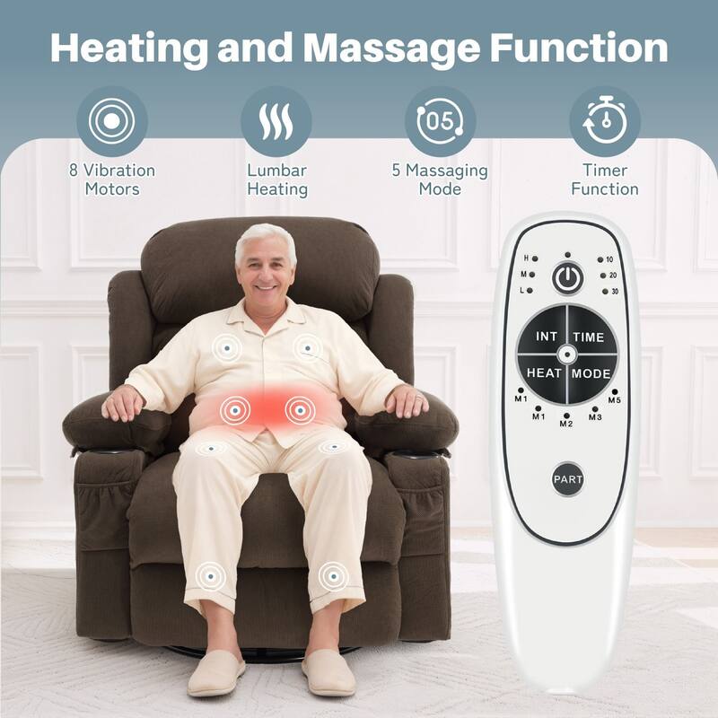 360 Degree Swinging Rotating Recliner