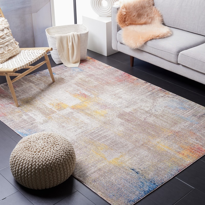 SAFAVIEH Monray Edrie Modern Abstract Polyester Rug