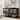 Mirrored Doors Sideboard Console Table with Open Storage