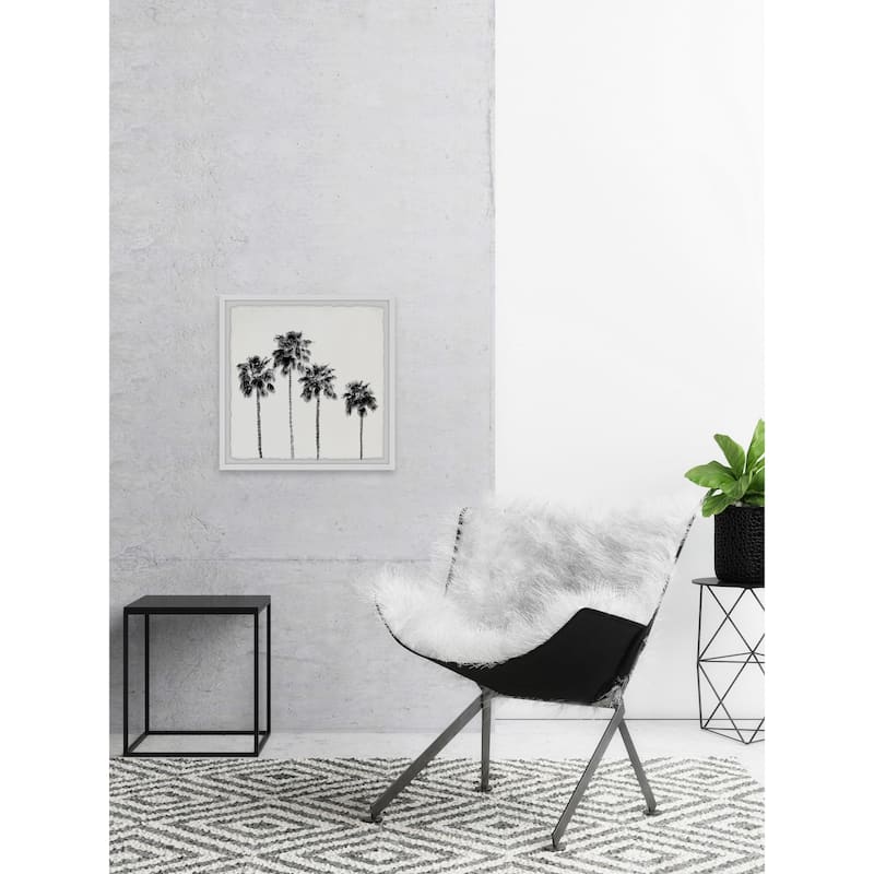 'Four Palm Trees' Framed Painting Print