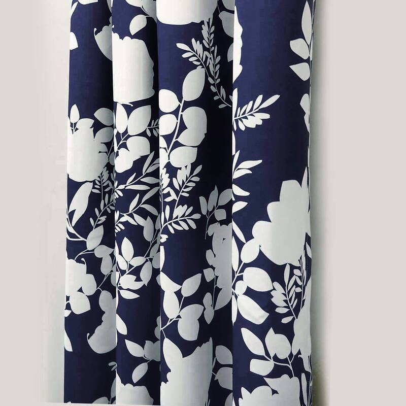 Porch & Den Nolana Floral Room-darkening Grommet Curtain Panel Pair