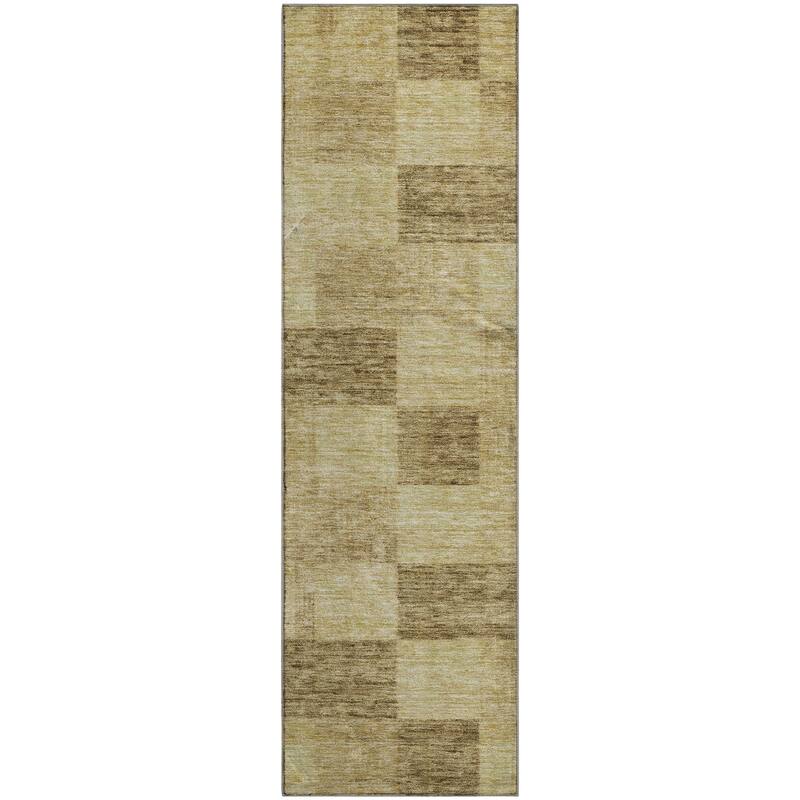 Premium Washable Super Soft Modern Checker Mayfield Rug