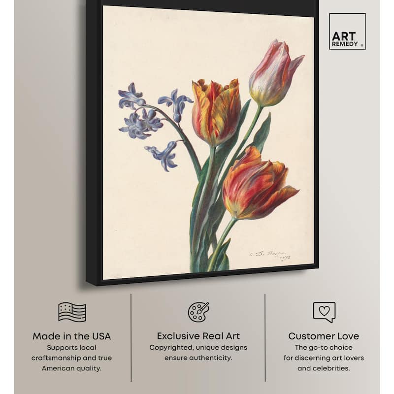 Tulips 1892 Canvas by Art Remedy