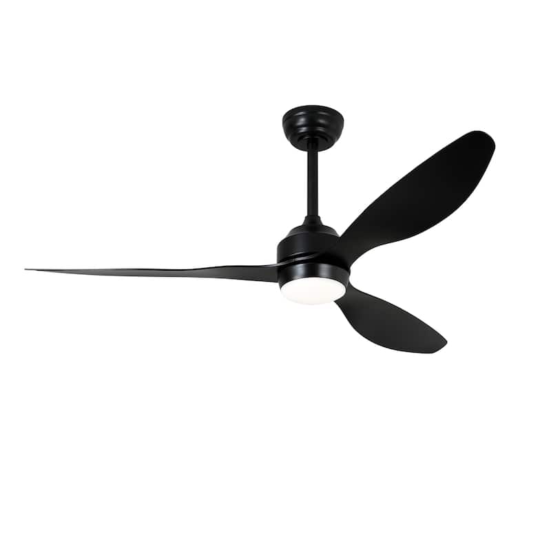 Sofucor 52" Ceiling Fan with Lights Quiet DC Motor 3 ABS Blade 6 Speed Levels,Remote Control,for Patio Living Room,Bedroom