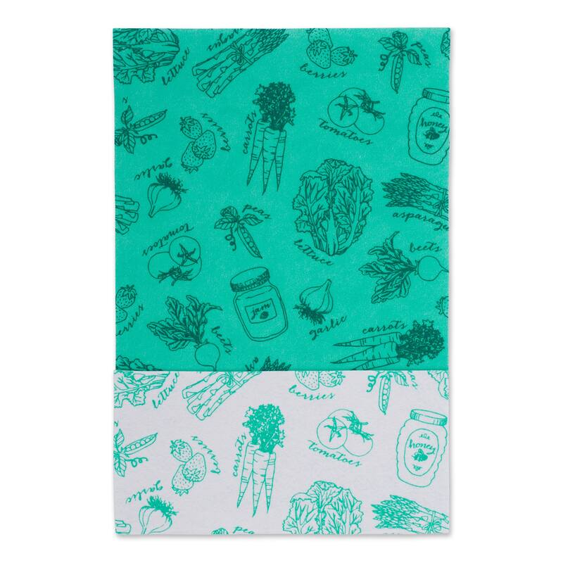 DII Nautical Blue Market Print Fridge Liner (Set of 6)