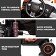 preview thumbnail 5 of 26, 24V 2seater Side by Side 4x4 Ride on Off-Road Truck with Parent Remote Control and two safety belts