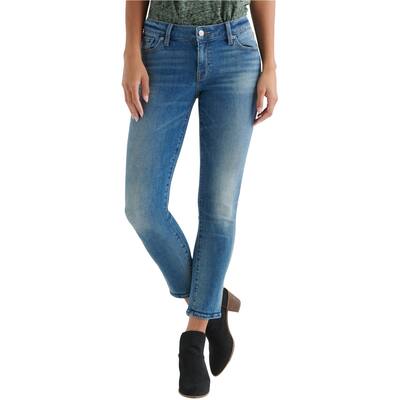 Lucky Brand Womens Lolita Curvy Cropped Jeans,, Blue, 28