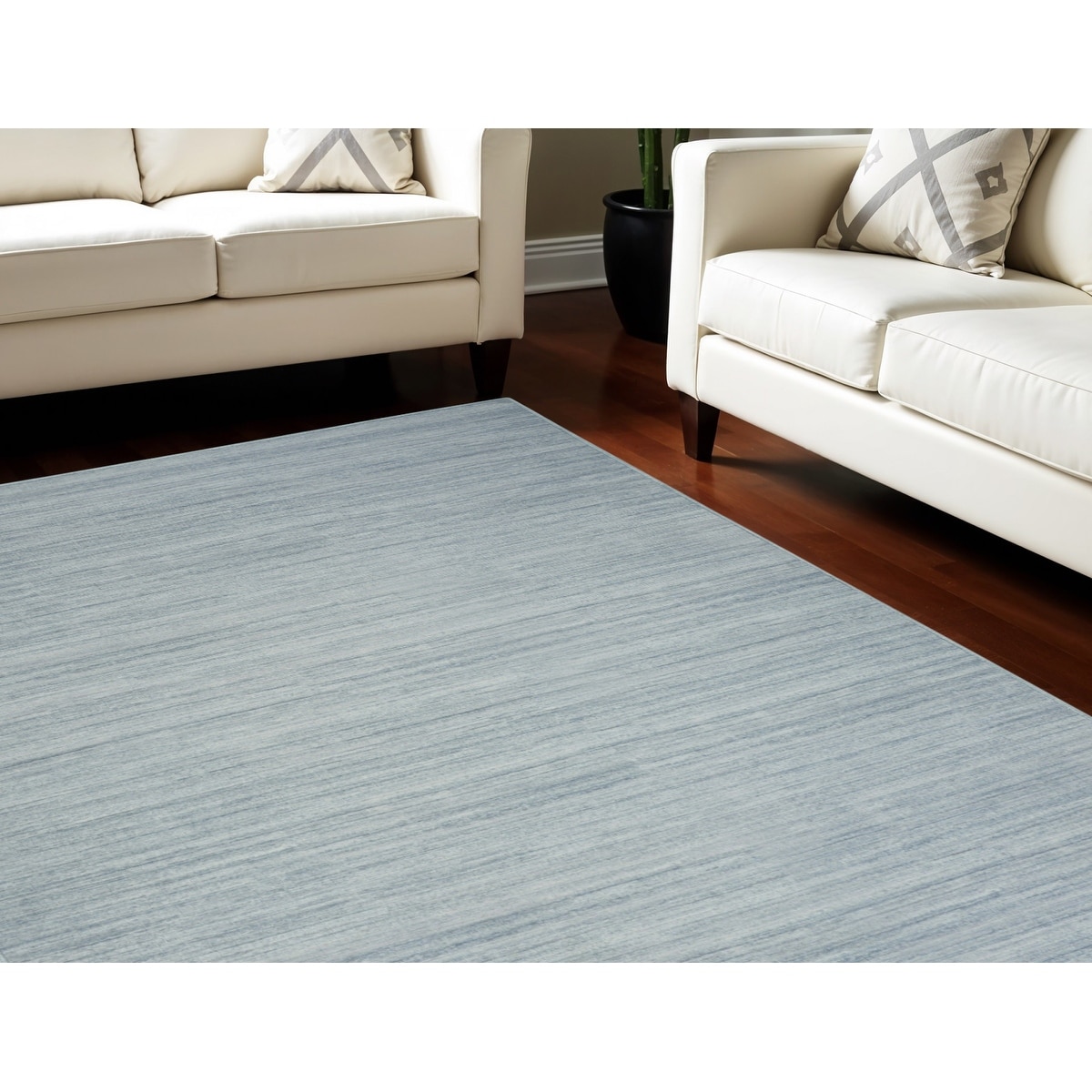 Gicit Power Loomed Abstract Modern Low Pile Area Rug By HomeRoots - 87' X '63' X '0.25