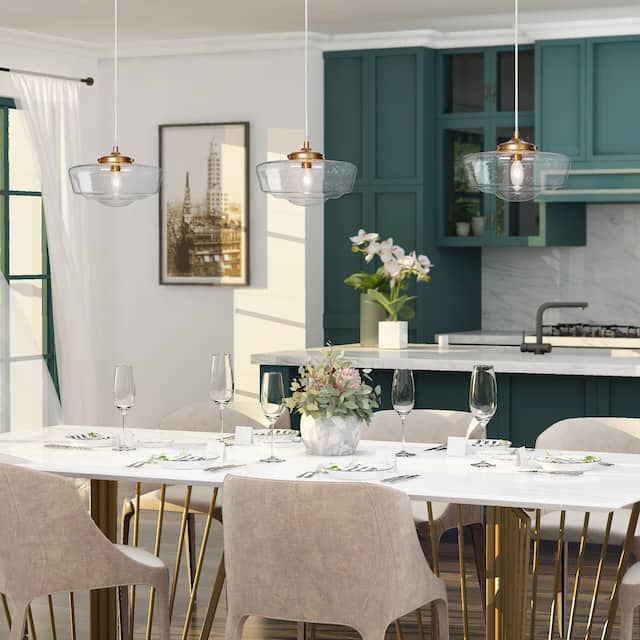 Modern Glass Mini Pendant Lights Brass Gold Kitchen Island Ceiling Lights