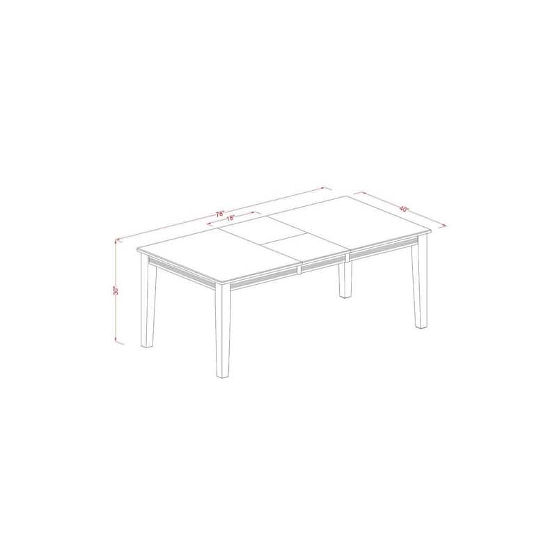 Dining Table Set - Wood Table with Chairs - Kitchen Table for Small Spaces